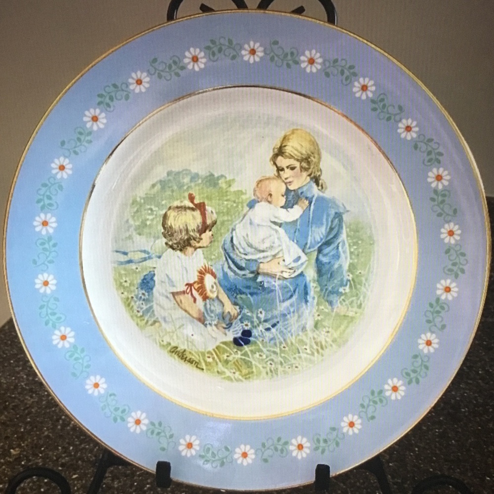 🛍️Vintage Commemorative Signed Plate~Tenderness~Special Edition January 1974